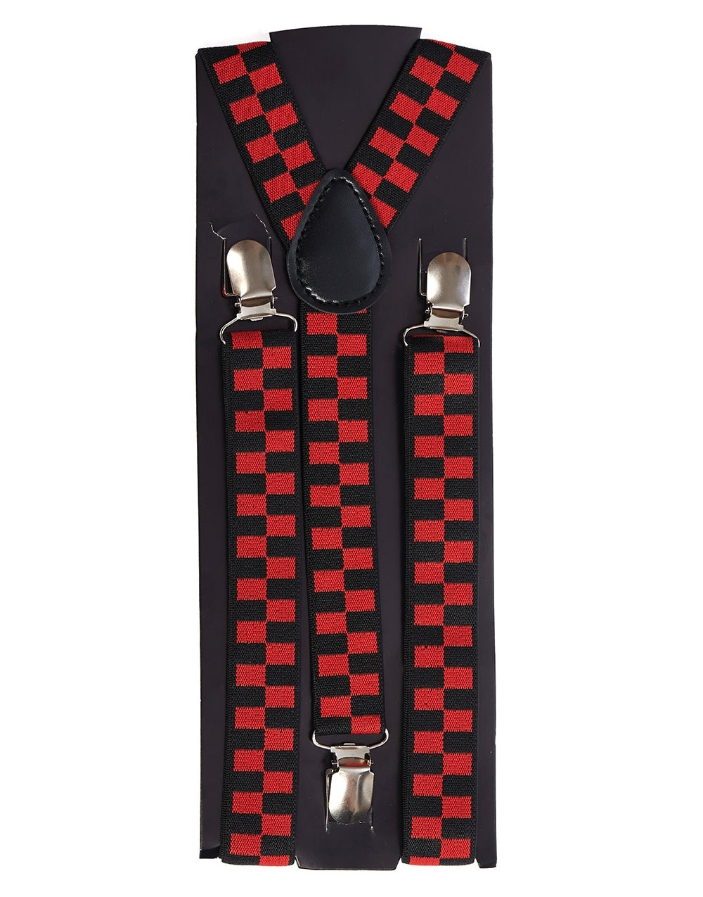 Bretelles Banned à damier style rock AC45636