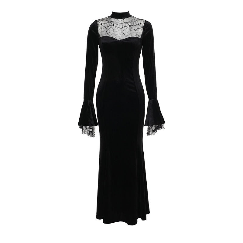 Robe Moon Attic longues manches style gothique MA-24276
