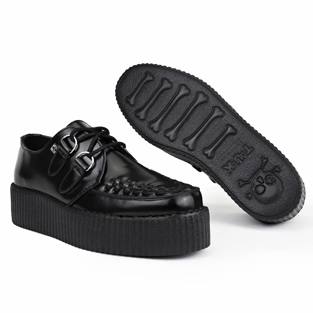 Creeper T.U.K cuir noir AV6802