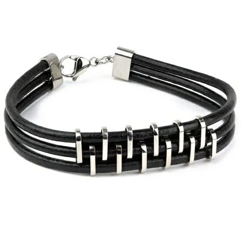 Bracelet cuir fin EtNox SA011