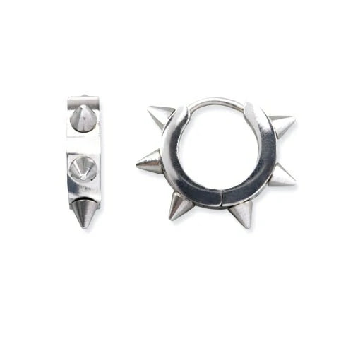 Boucles d'oreilles créoles spikes SO4001