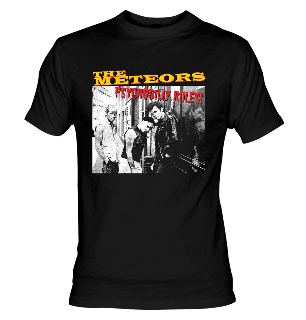T-shirt mixte METEORS psychobilly rules