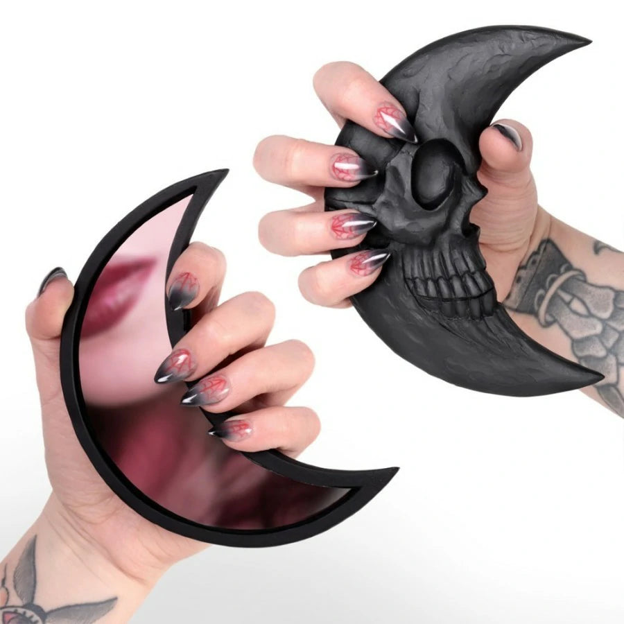 Miroir de poche Alchemy croissant de Lune V108