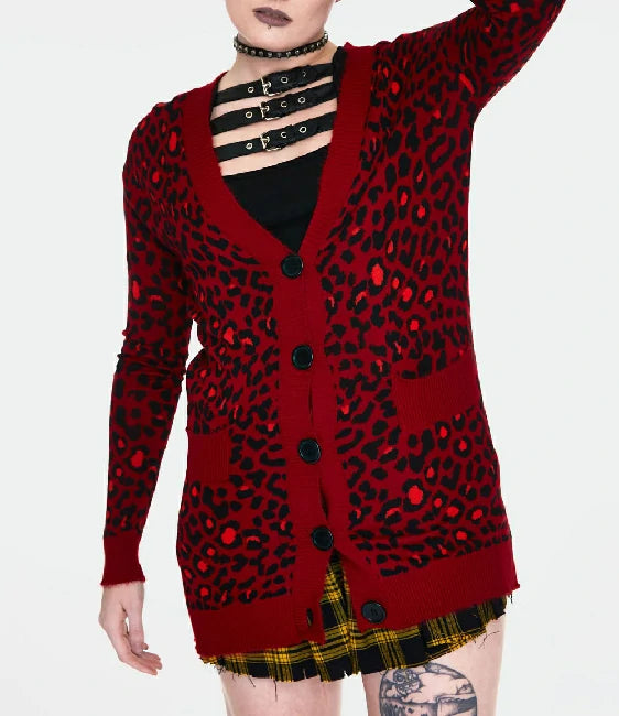 Gilet léopard rouge Jawbreaker CAA 3550