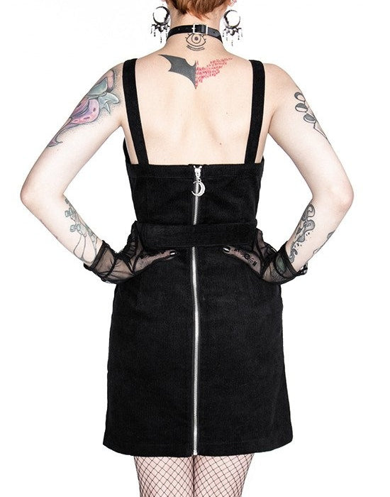 Robe Restyle à bretelles style gothique / métal "C crescent"