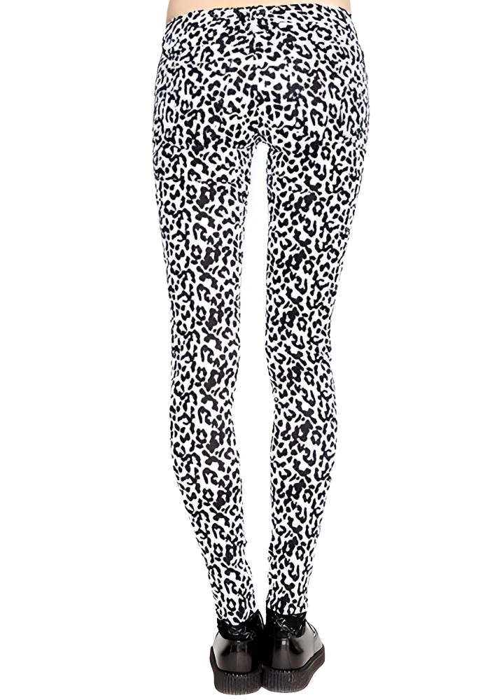 Pantalon Tripp NYC skinny léopard pour femme IS6235P