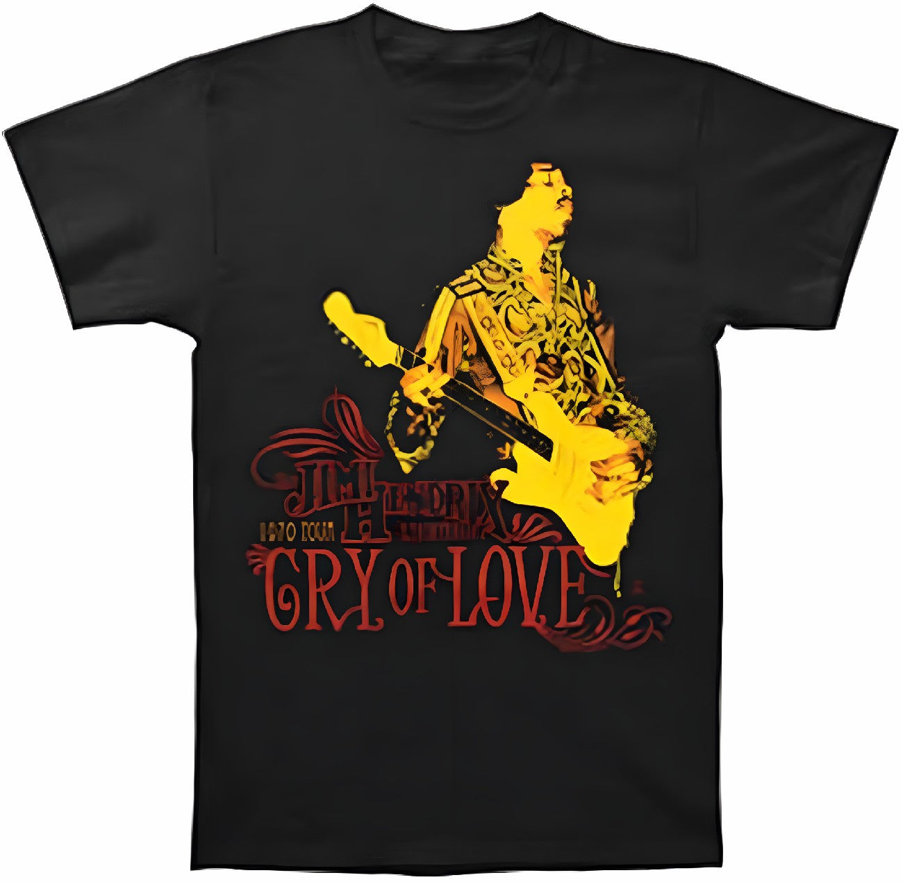 T-shirt mixte JIMI HENDRIX cry of love