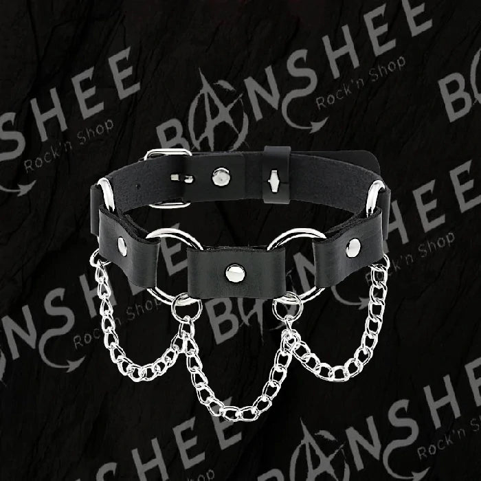 ras-de-cou-choker-gothique-anneaux-chaines-cuir-pu-ltyq07