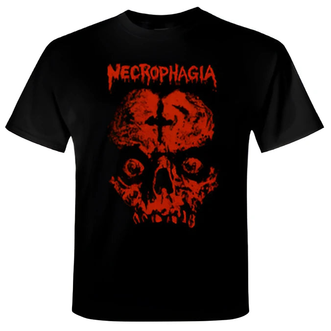T-shirt mixte NECROPHAGIA skull