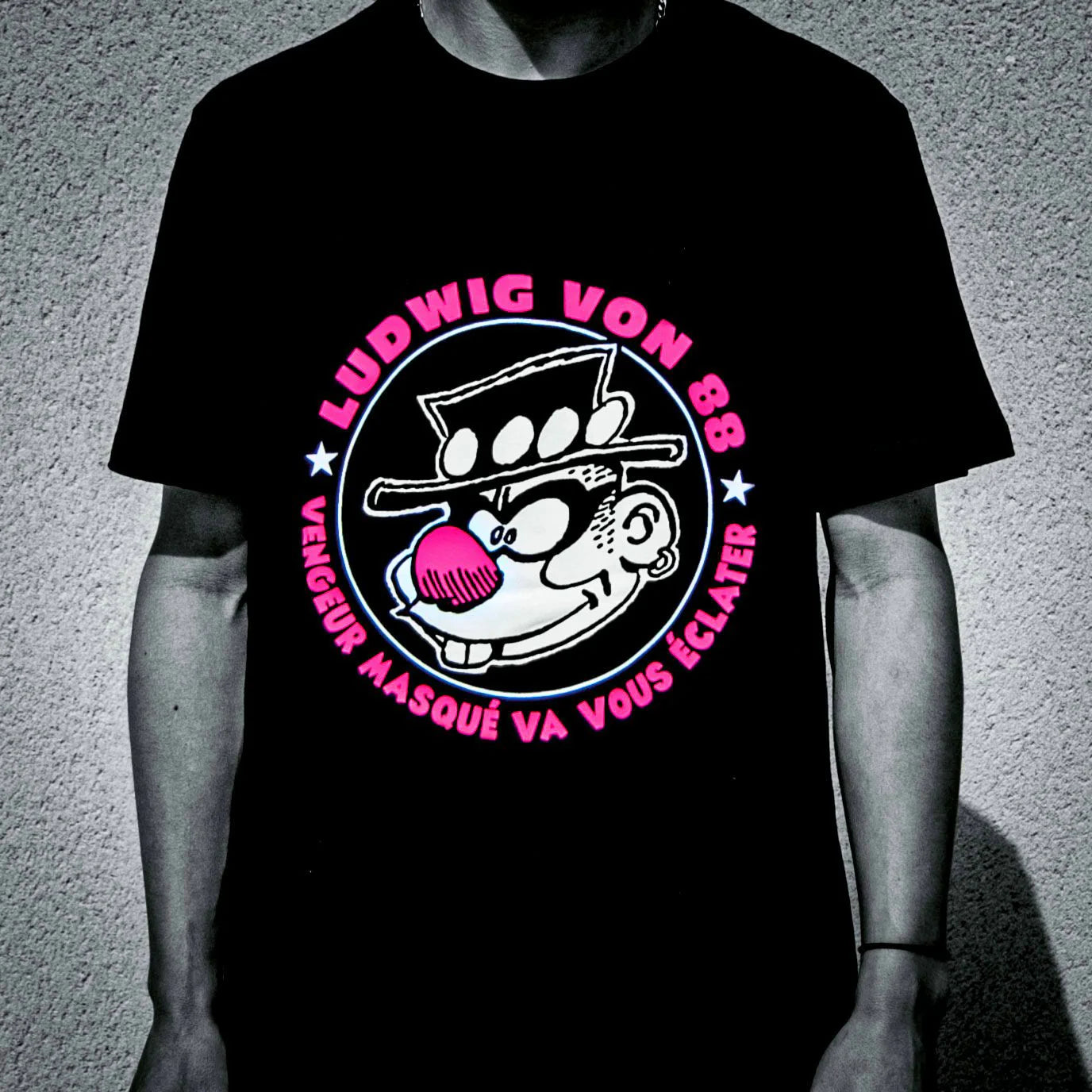 T-shirt mixte LUDWIG VON 88 vengeur masqué