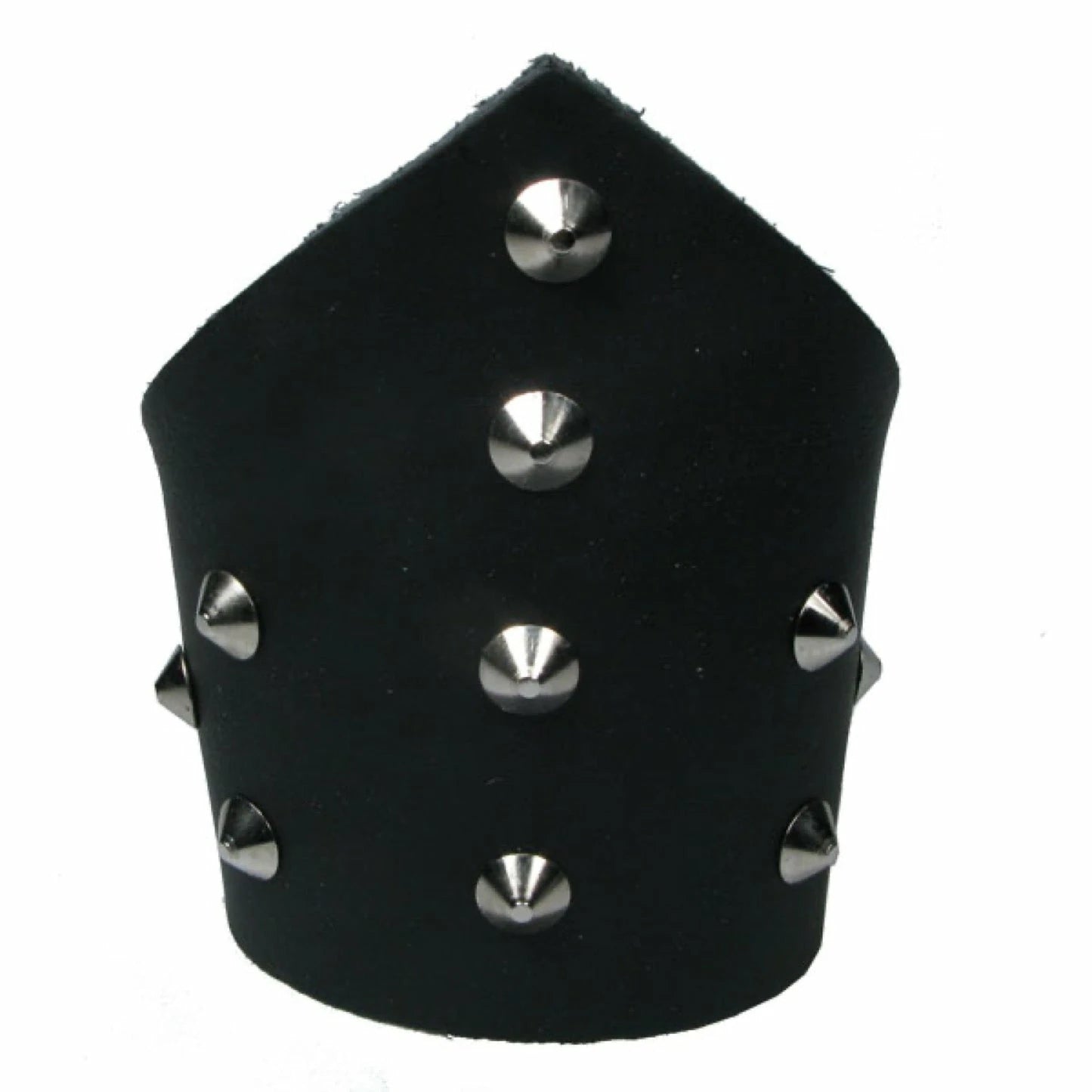 Bracelet cuir & pyramides punk/metal Bullet69 WB634