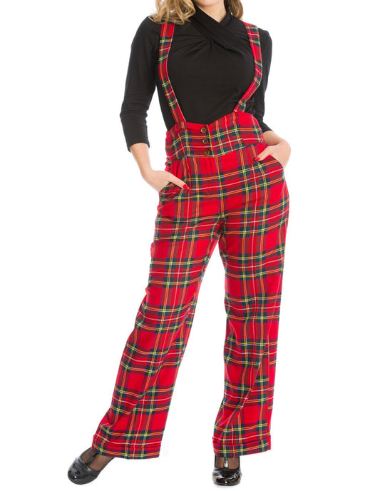 Salopette Banned tartan femme TR31120