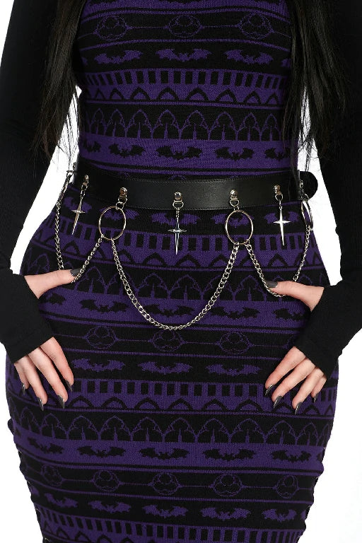 Ceinture goth Banned AC45766