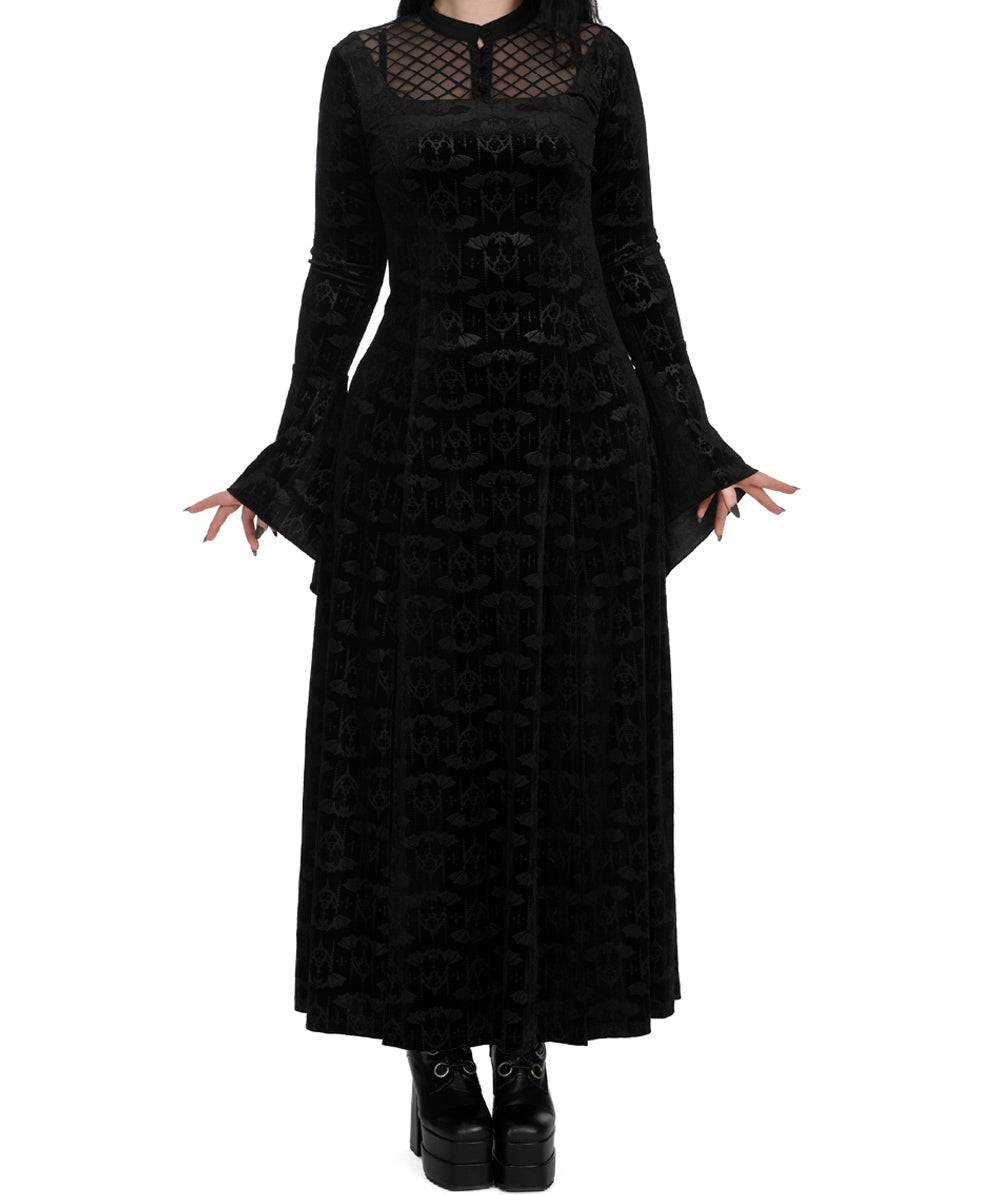 Robe Banned longues manches style gothique DR17122