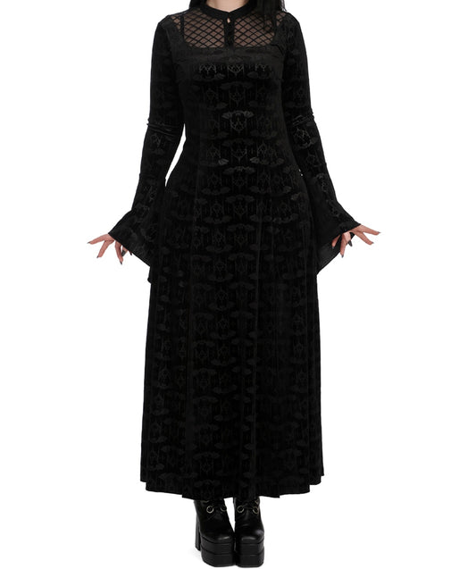 Robe Banned longues manches style gothique DR17122