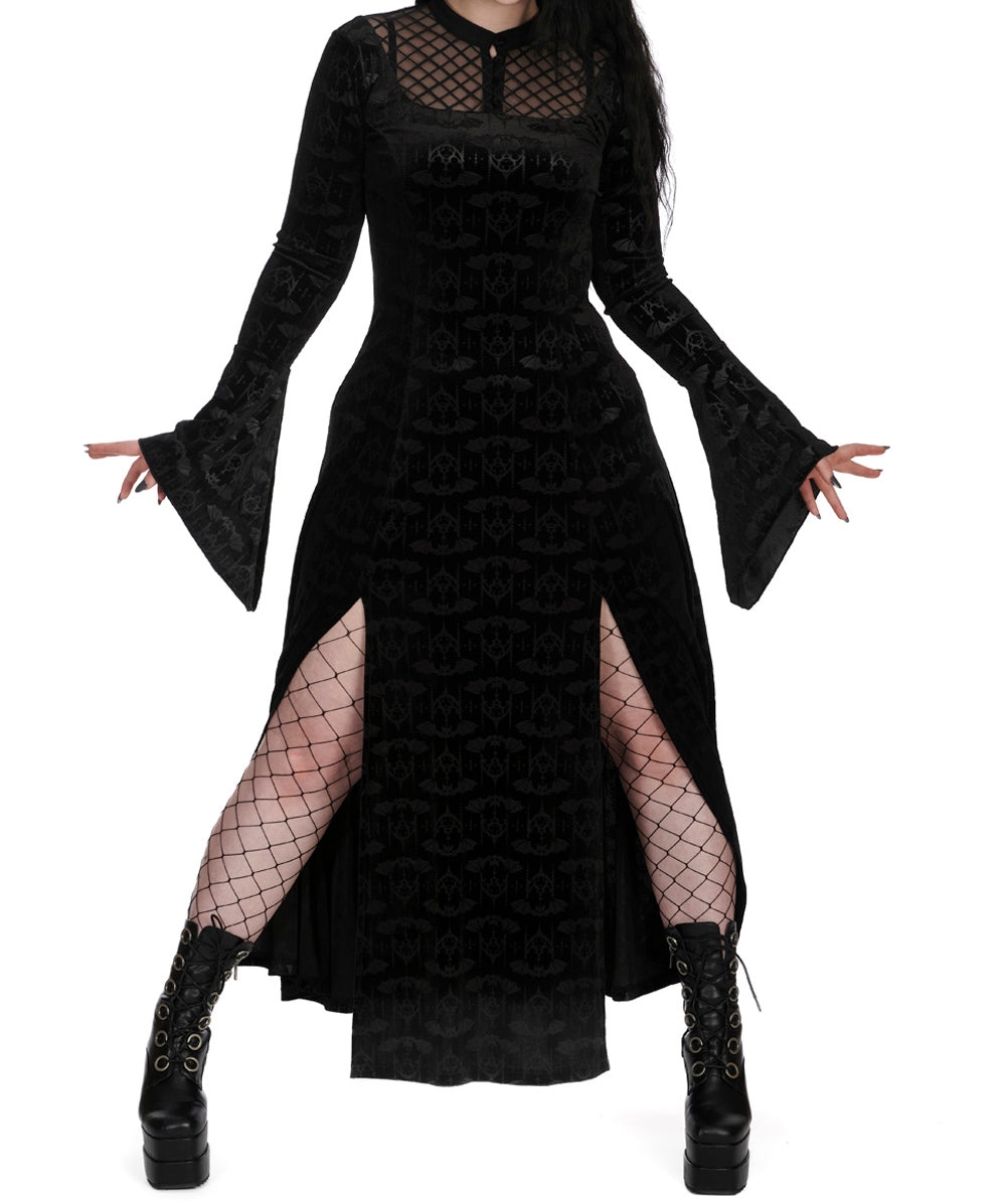 Robe Banned longues manches style gothique DR17122