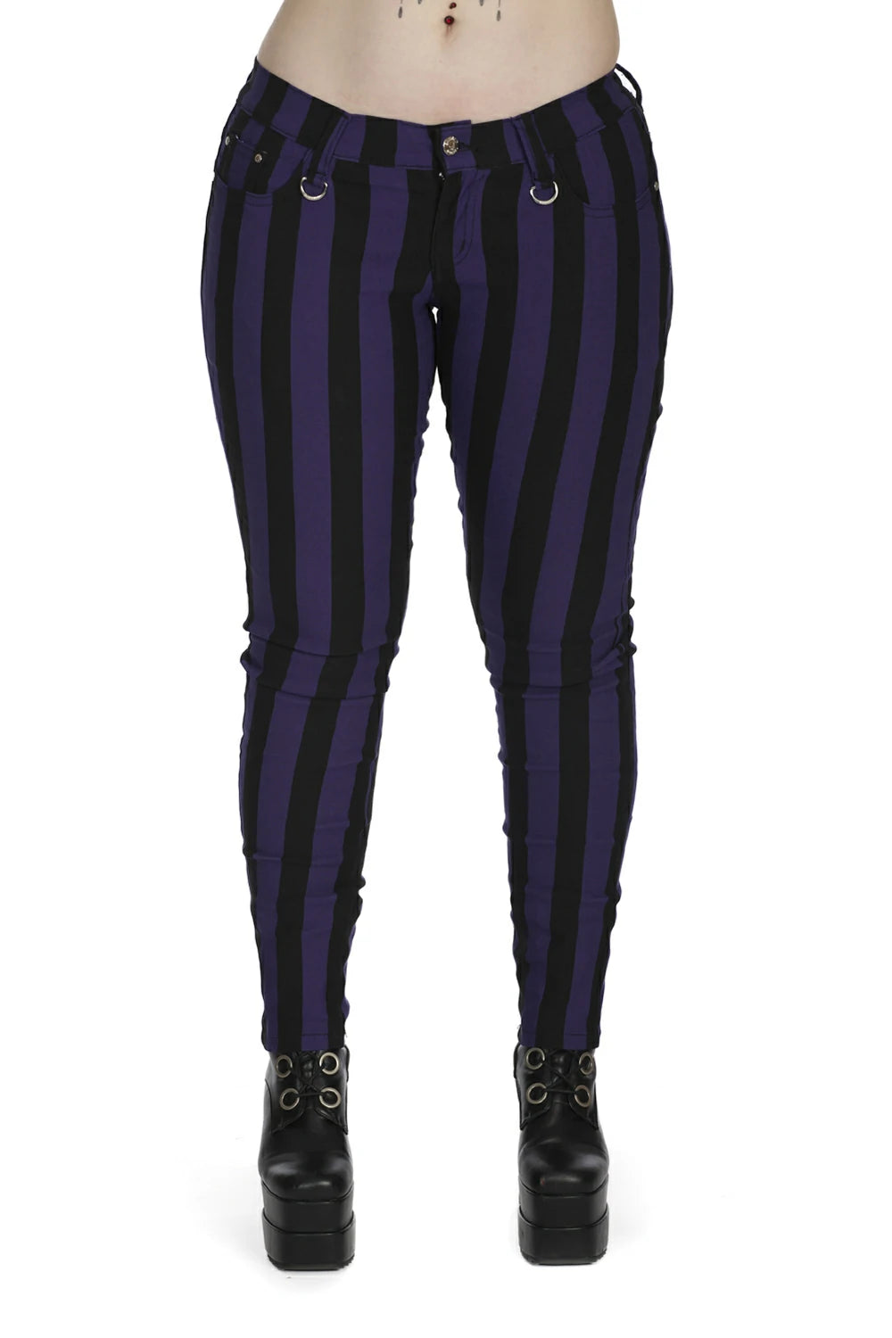 Pantalon stretch Banned rayé TBN405STR
