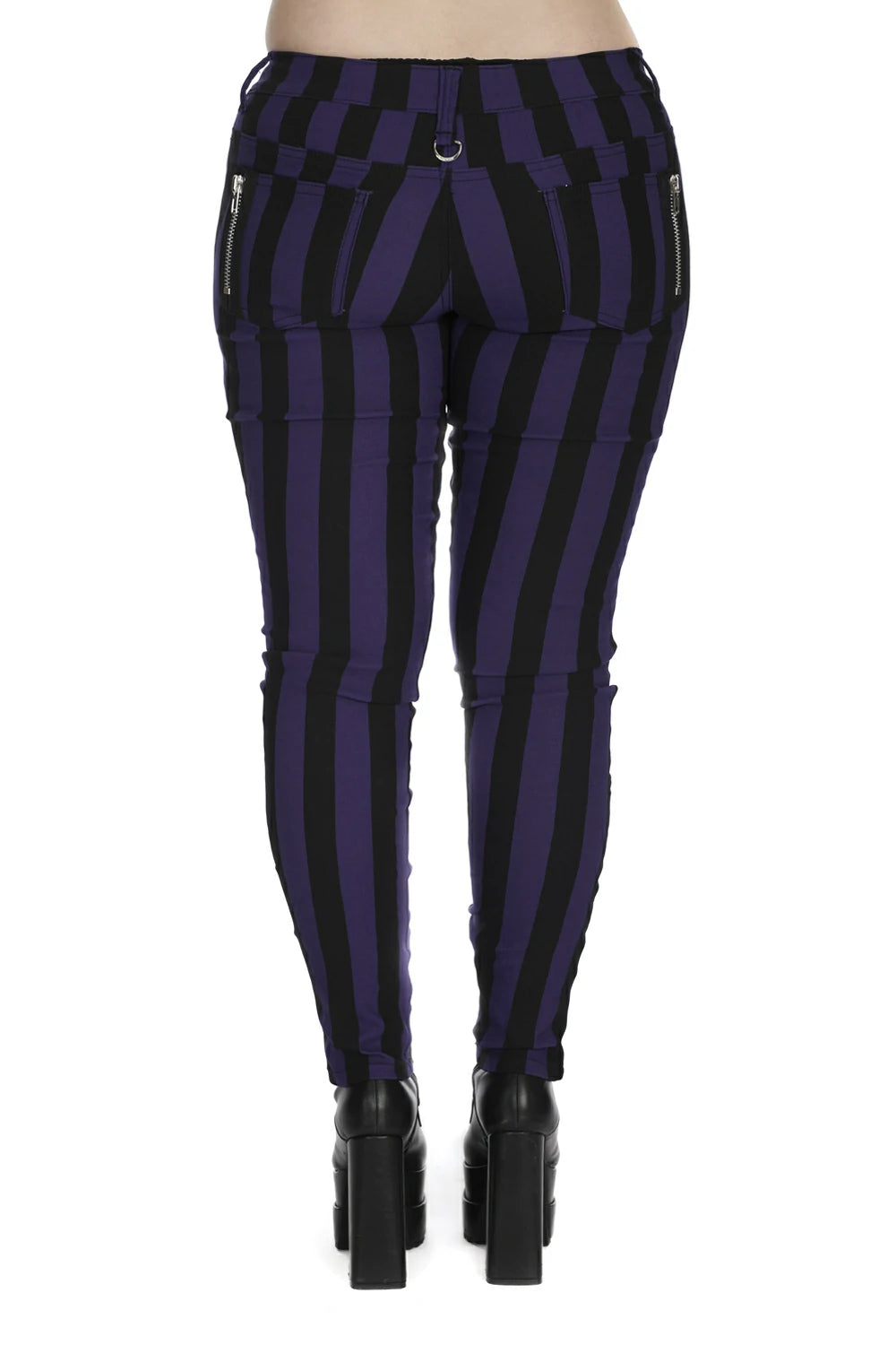 Pantalon stretch Banned rayé TBN405STR