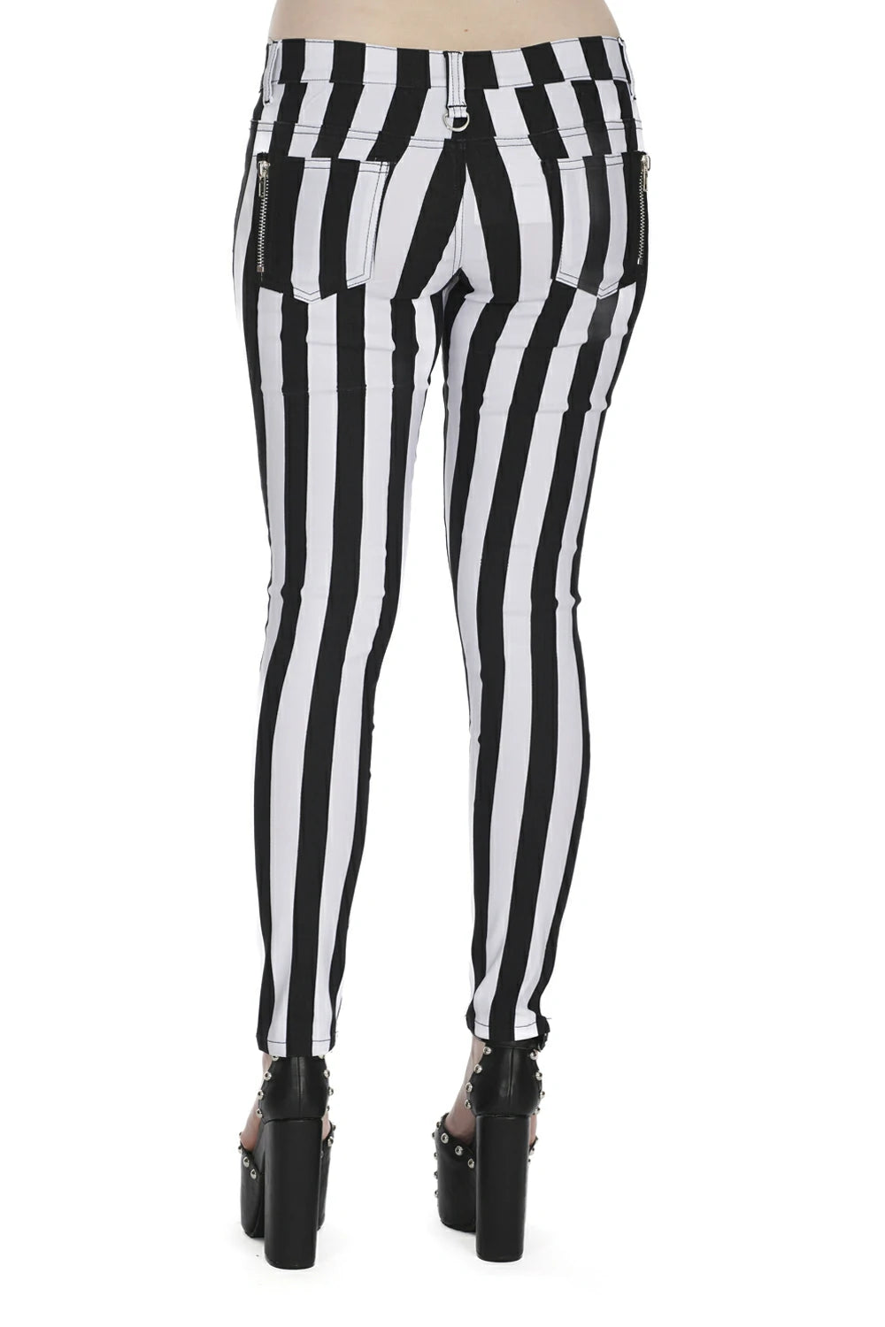 Pantalon stretch Banned rayé TBN405STR