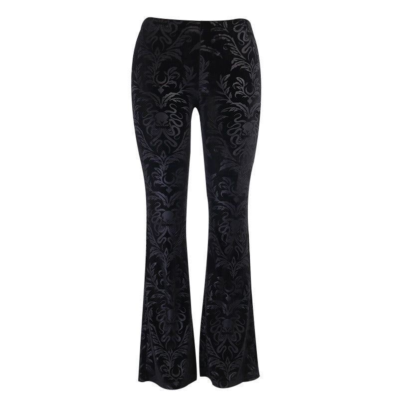 Pantalon Moon Attic à bords larges style gothique pour femme MA-22404