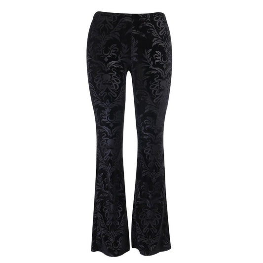 Pantalon Moon Attic à bords larges style gothique pour femme MA-22404