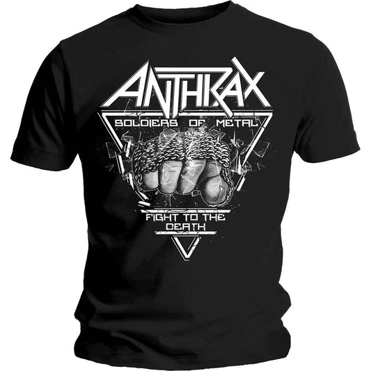 T-shirt mixte ANTHRAX soldiers of metal