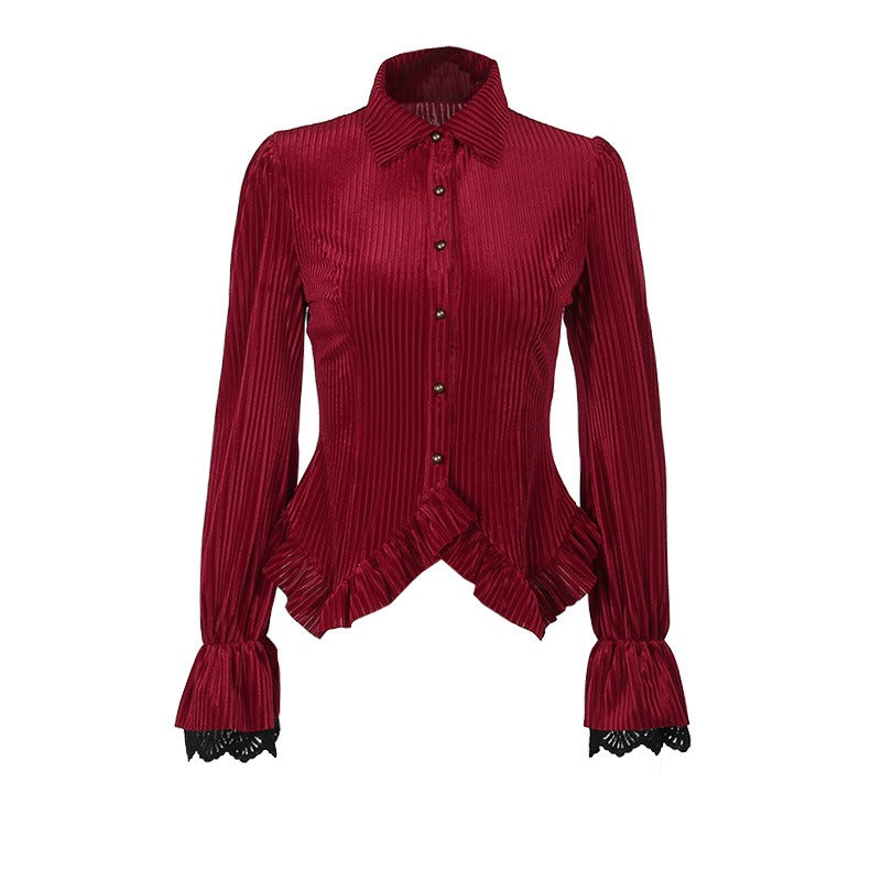 Top Moon Attic pour femme style gothique baroque MA-23531