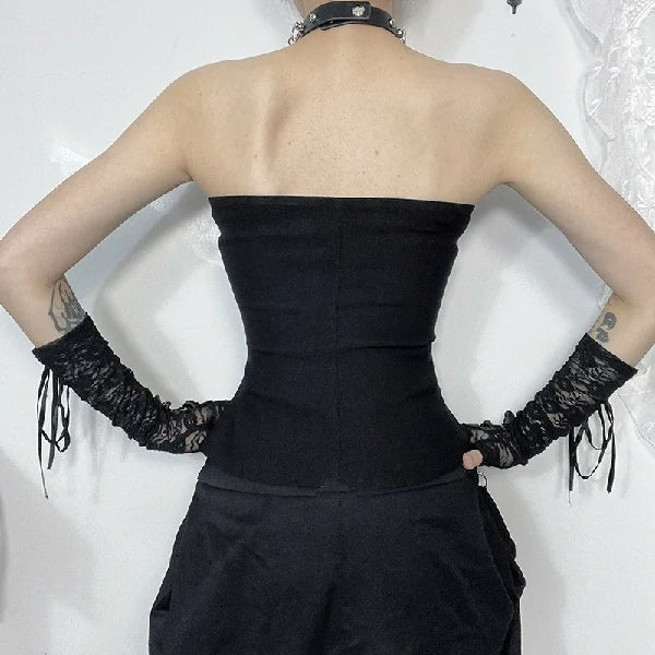 Bustier Bondage Dark Top Moon Attic CF24222