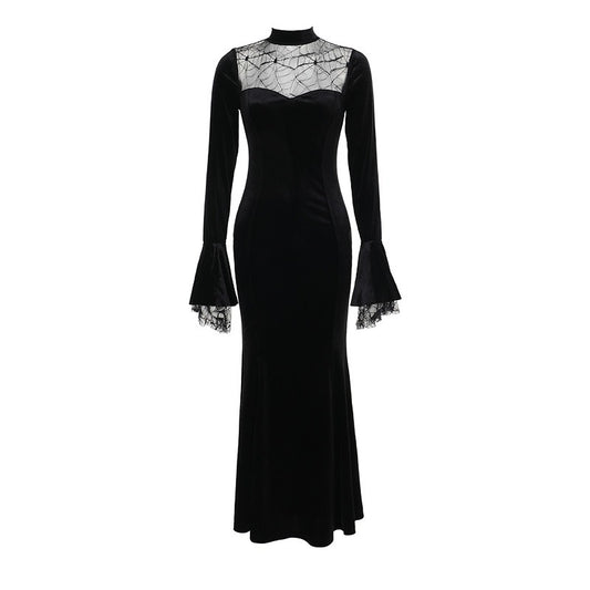 Robe Moon Attic longues manches style gothique MA-24276
