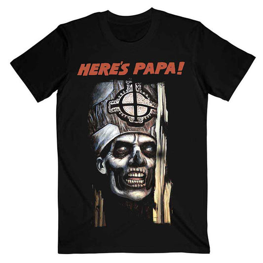 T-shirt mixte GHOST here's papa!