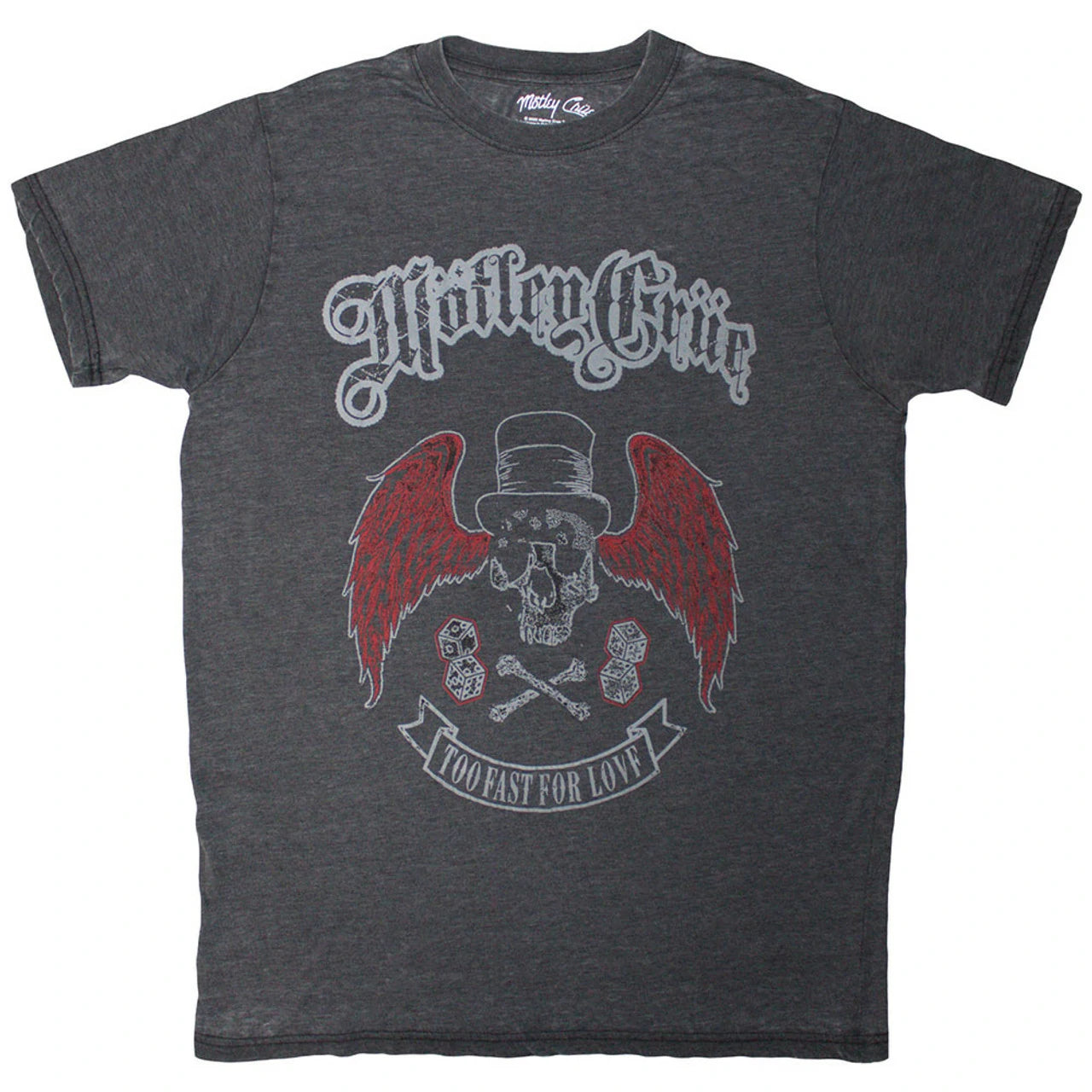 T-shirt mixte MOTLEY CRUE skull wings