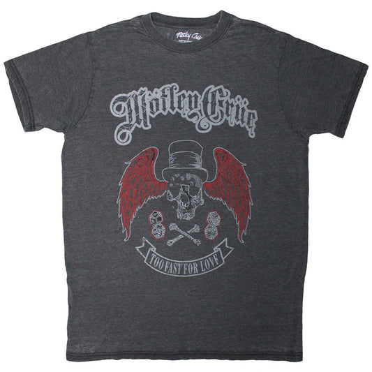 T-shirt mixte MOTLEY CRUE skull wings