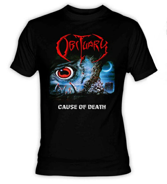 T-shirt manches courtes H/F OBITUARY - Cause of Death
