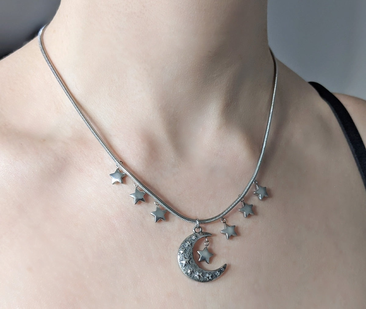 Collier Lune et étoiles EtNox SK1222