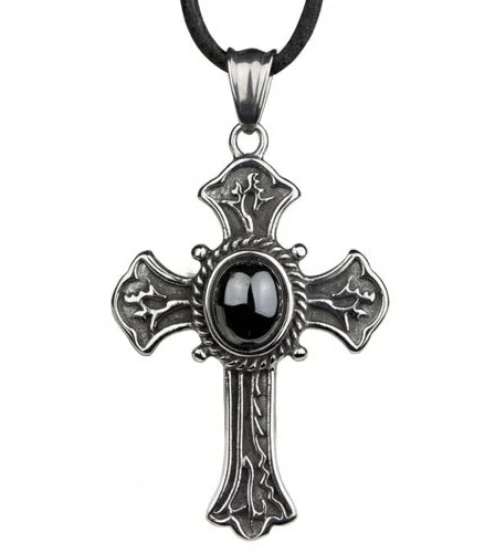 Collier croix & pierre EtNox SK327