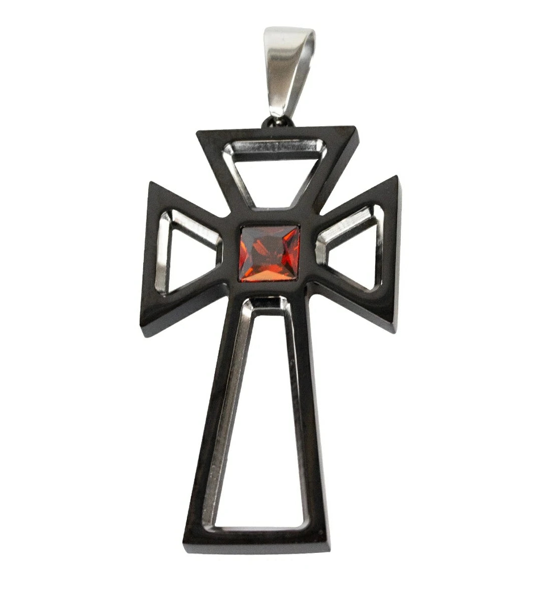 Collier EtNox croix & pierre SK4400