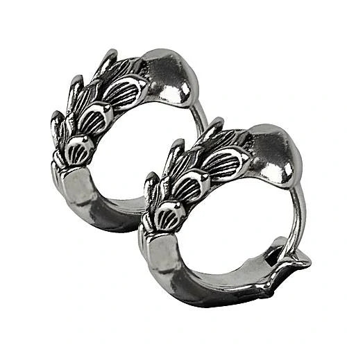 Boucle d'oreille EtNox créole écailles SO4035