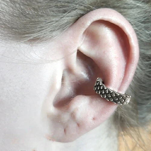 Boucles d'oreilles créoles écailles EtNox SO9001