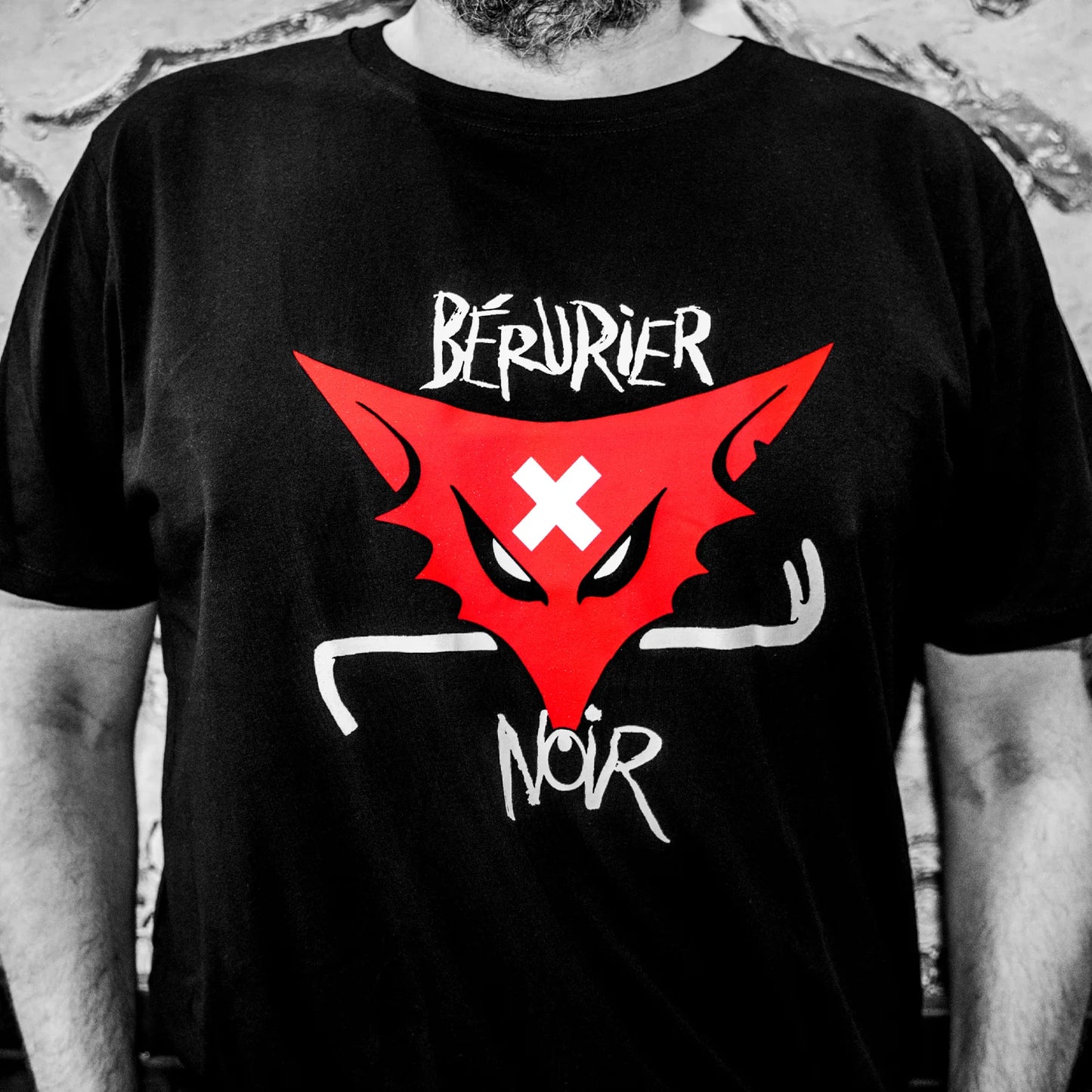 T-shirt mixte BERURIER NOIR renard