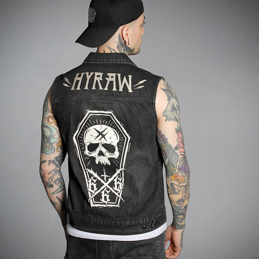 Veste en jean sans manches Hyraw su23m27