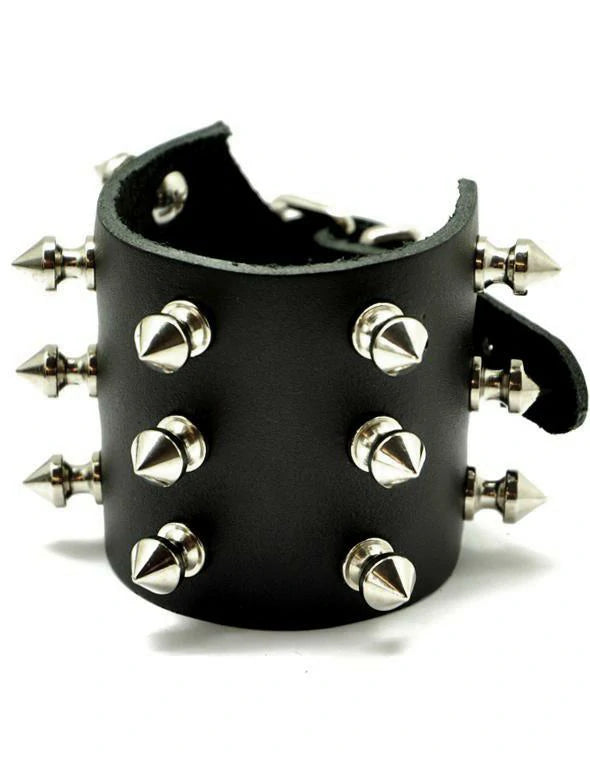 Bracelet à pointes Moon Attic US Cones - 3 rows