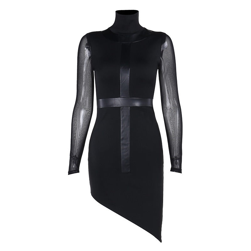 Robe Moon Attic longues manches style gothique / métal MA-23653