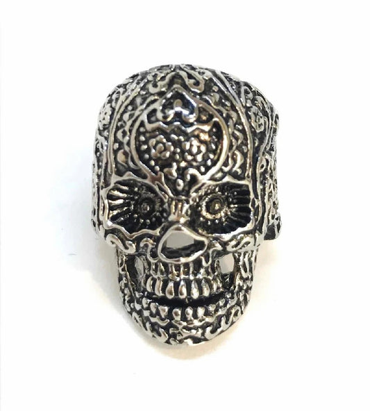 Bague tête de mort mexicaine BA079