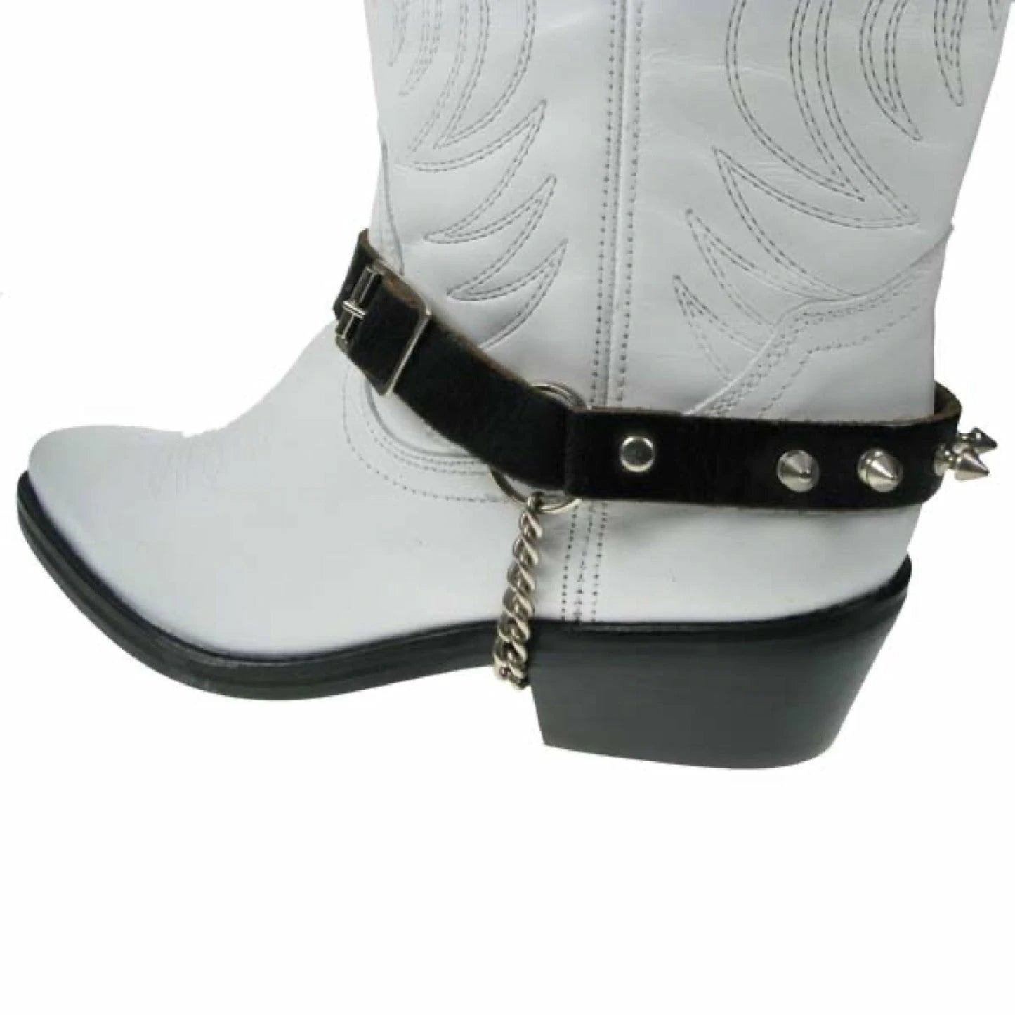 Eperons cuir & pointes punk/metal Bullet69 BS006