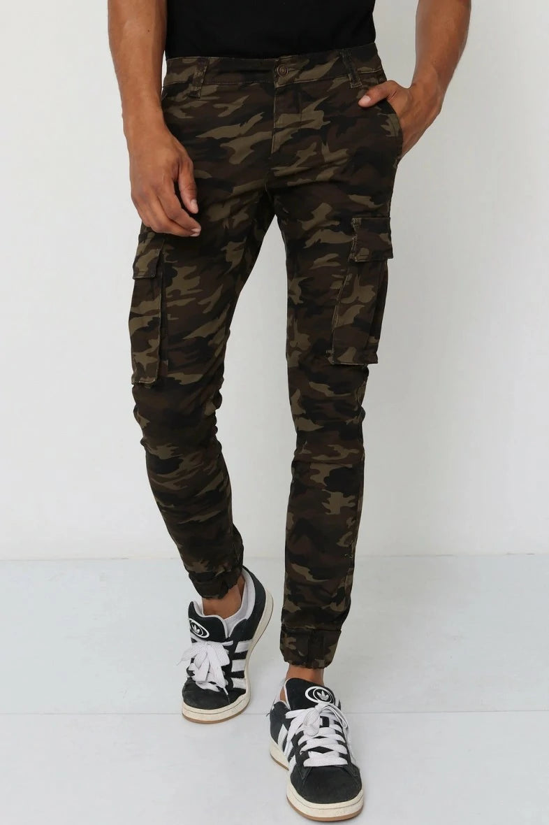Pantalon cargo camouflage 5039