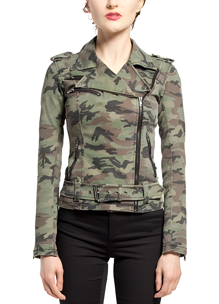 Veste camouflage Tripp NYC pour femme style rock IS9125P