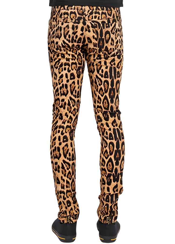 Pantalon Tripp NYC skinny léopard pour homme IS7374P