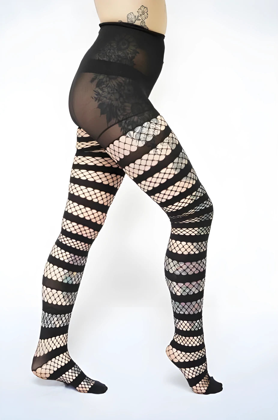 Collant fantaisie Pamela Mann Fishnet Opaque