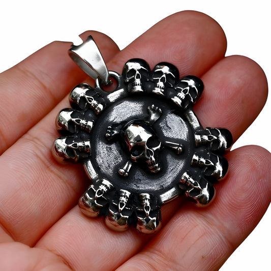 Collier Moon Attic têtes de mort MA-BP1186