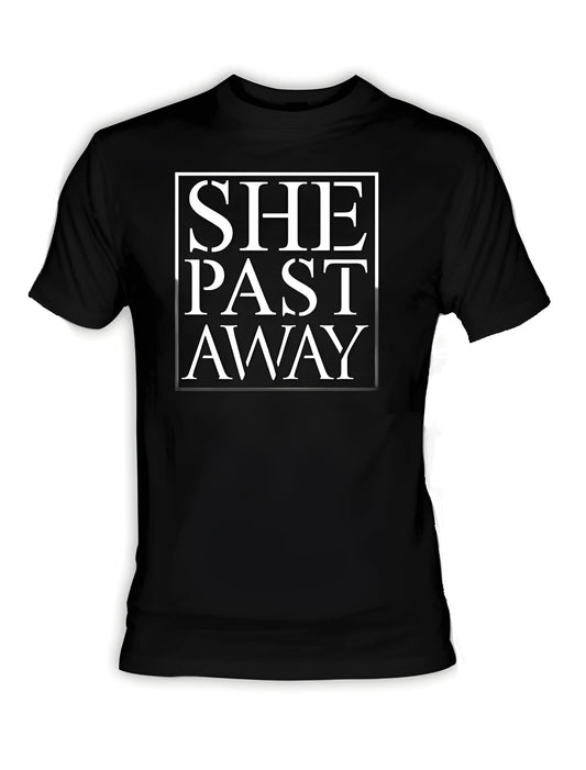 T-shirt mixte SHE PAST AWAY skull face